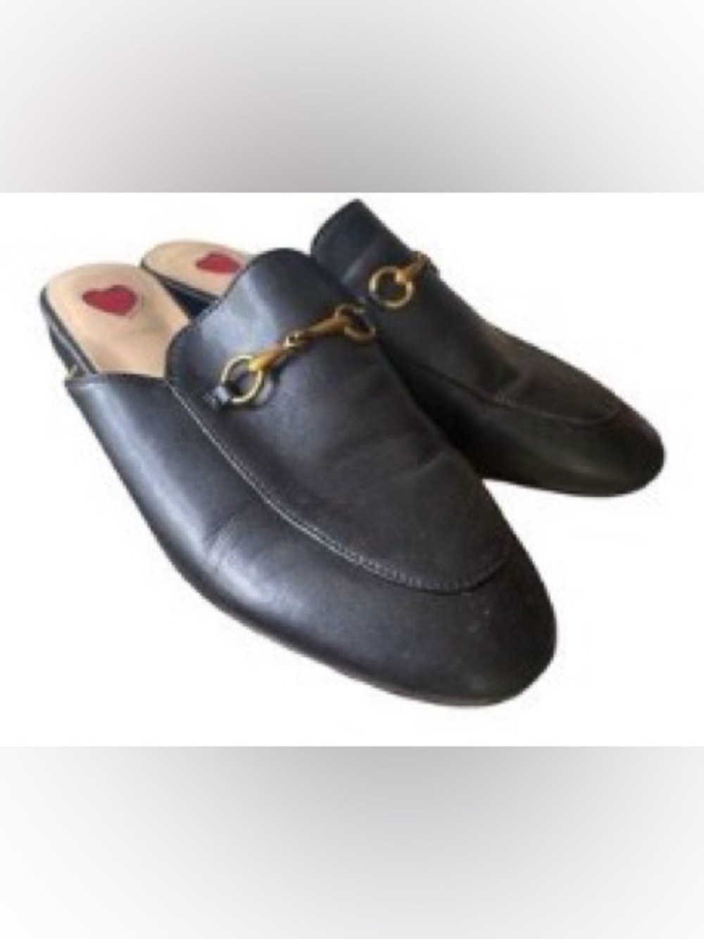 “ARQA” Black Leather Mules/Slides Size: 7 - Picture 3 of 4